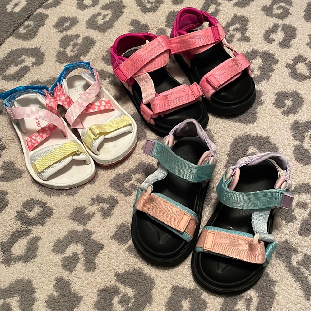 Lot of 3 Sandals Size 7